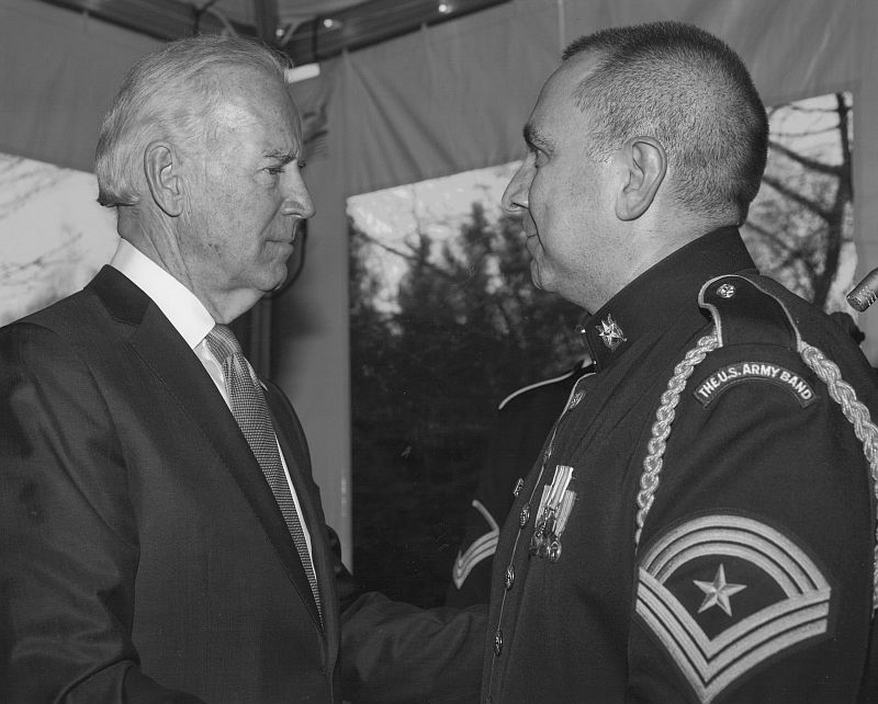 Vice Pres. Joe Biden with Manny Bobenrieth 
