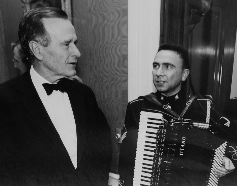 President George H Bush & Manny Bobenrieth